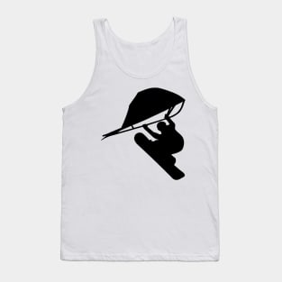 Snowboarder with kitewing Tank Top